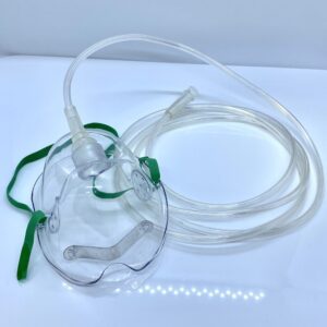 O2 mask for adults with tube