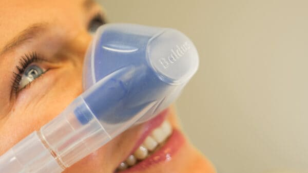 Baldus Lachgassedierung Nasenmaske