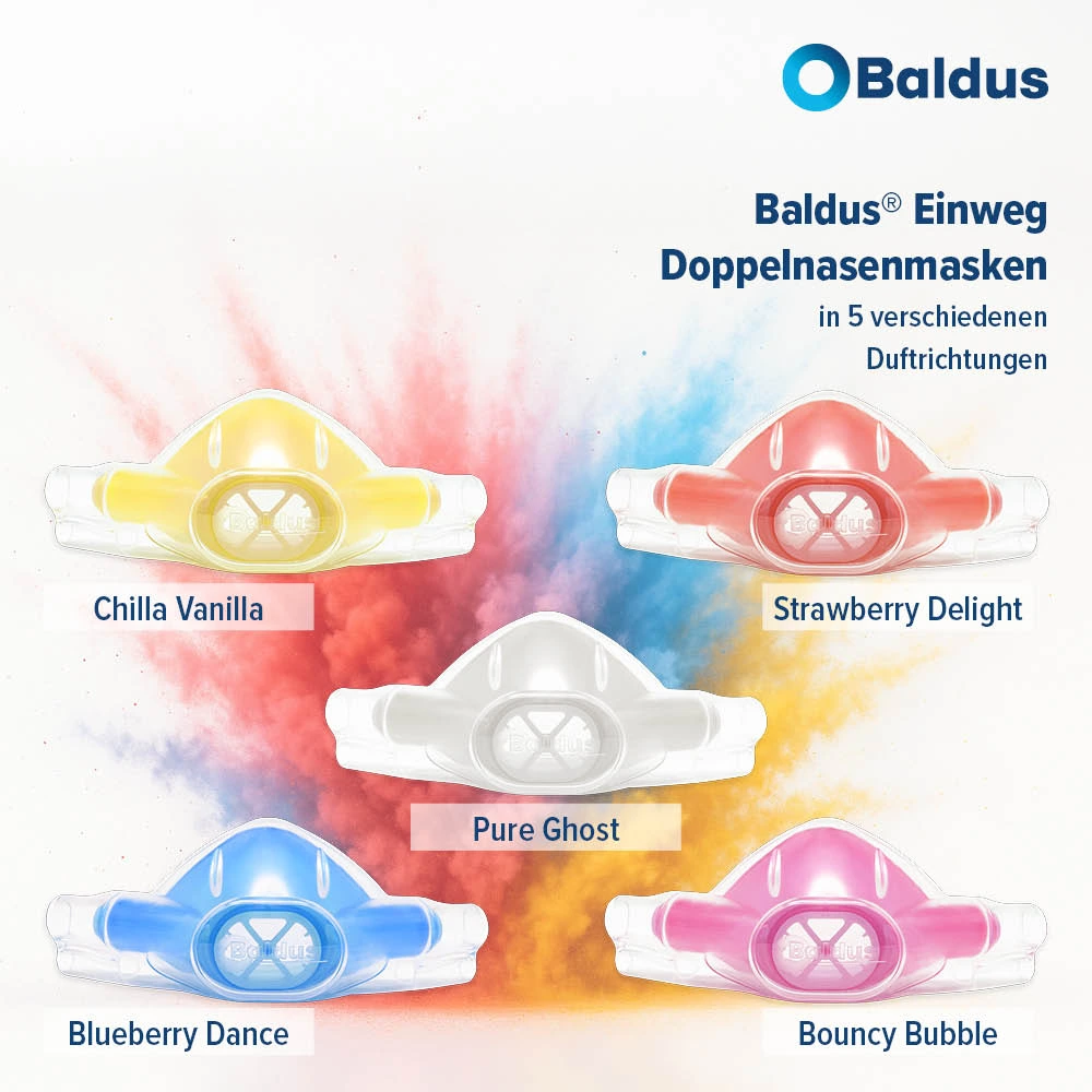 Alle Baldus Doppelnasenmasken