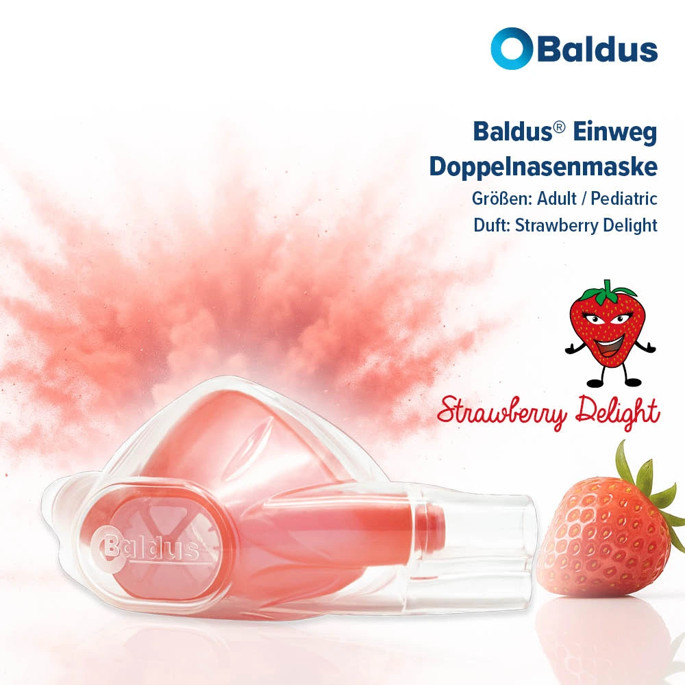 Baldus Doppelnasenmaske Strawberry Delight