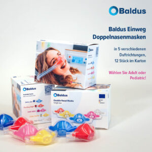 Baldus Einweg Doppelnasenmasken in verschiedenen Düften